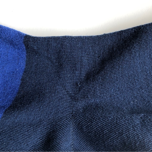 NEW MIXIT Crew Socks 2 PAIRS Blue Shoe Size 4-10 Women’s NWOT - Picture 7 of 14
